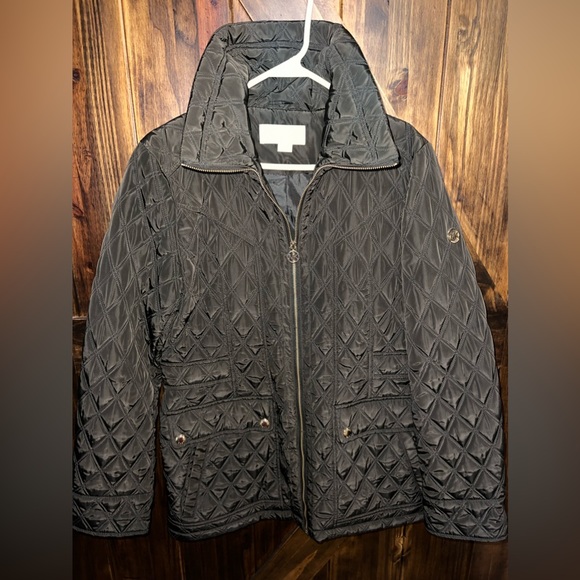 Michael Kors - Jacket. Army Green w/ Gold Accents. Size: Medium. - Picture 1 of 3